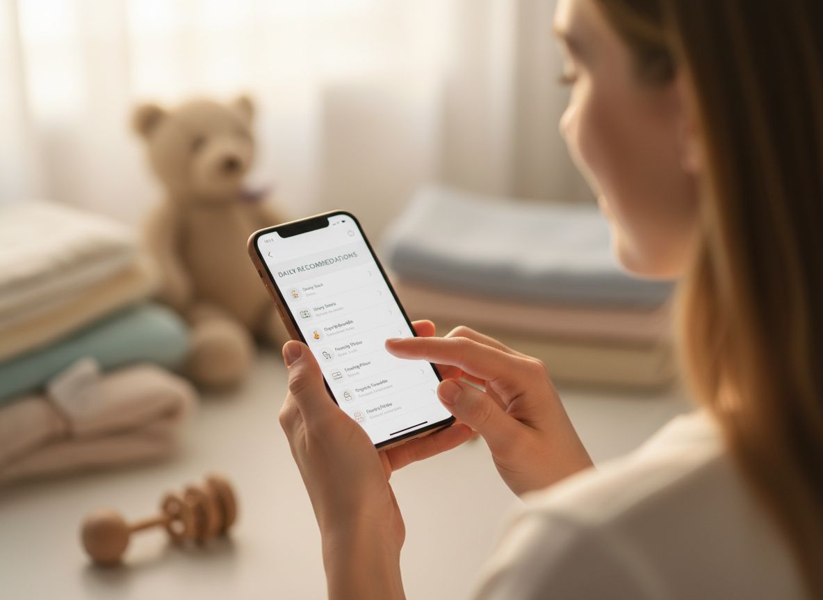 Мама использует приложение